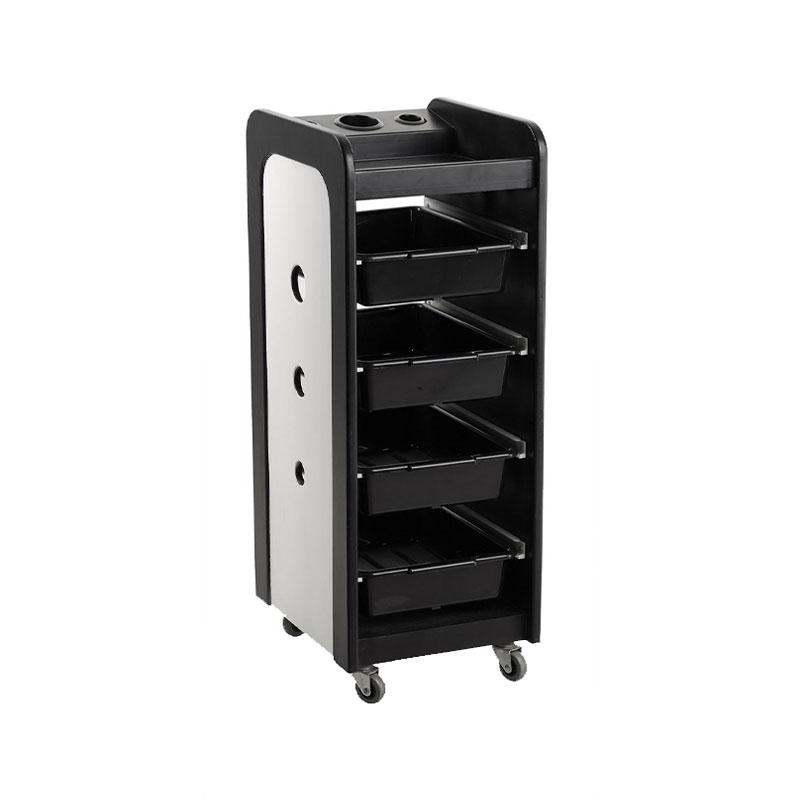 HZ2012 Kolica za njegu lica na kotrljajuća kolica sa staklenim vrhom