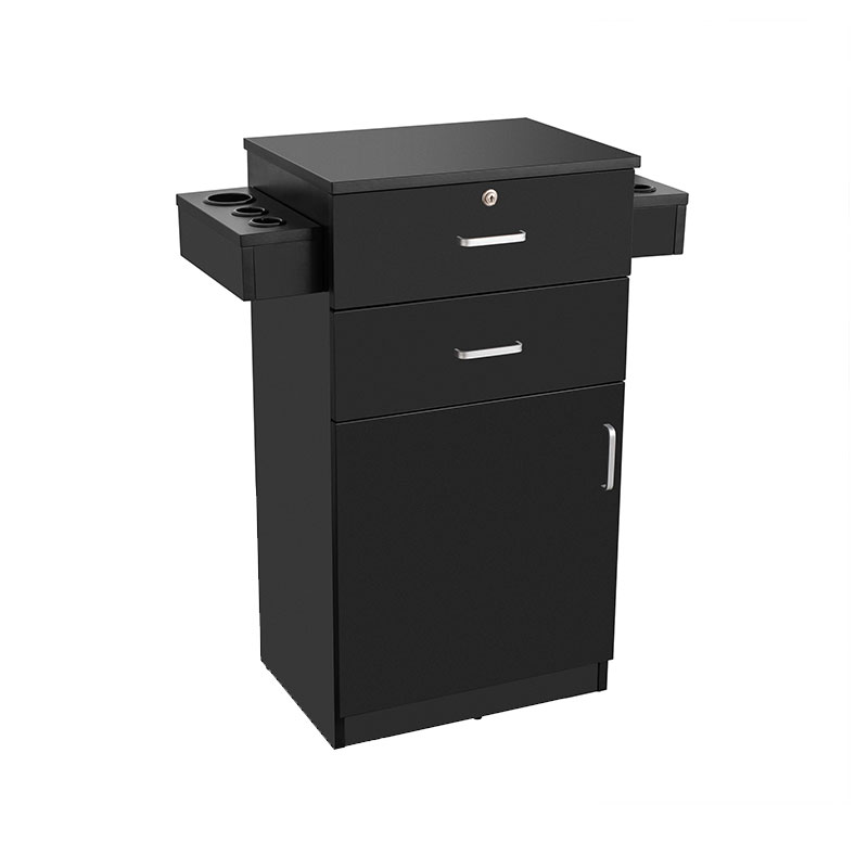 HZ2023 Drvena salonska stanica s bravom za frizera frizera