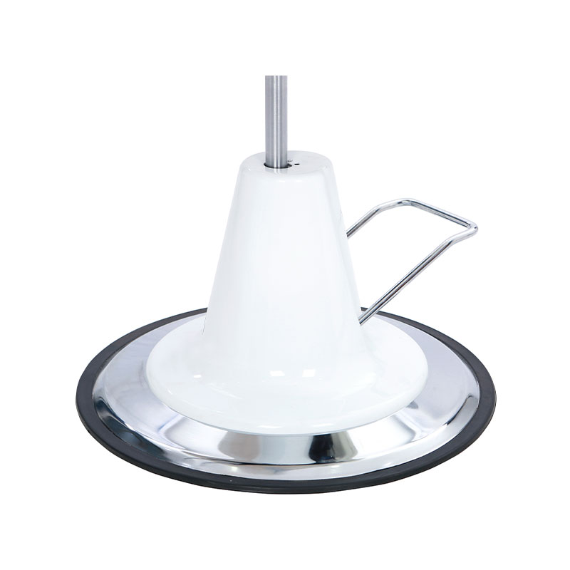 HZ25 Vintage brijačka stolica s hidrauličnom pumpom s posrebrenom bazom