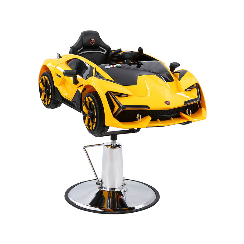 HZ8103Z Žute dječje brijačke stolice u obliku automobila