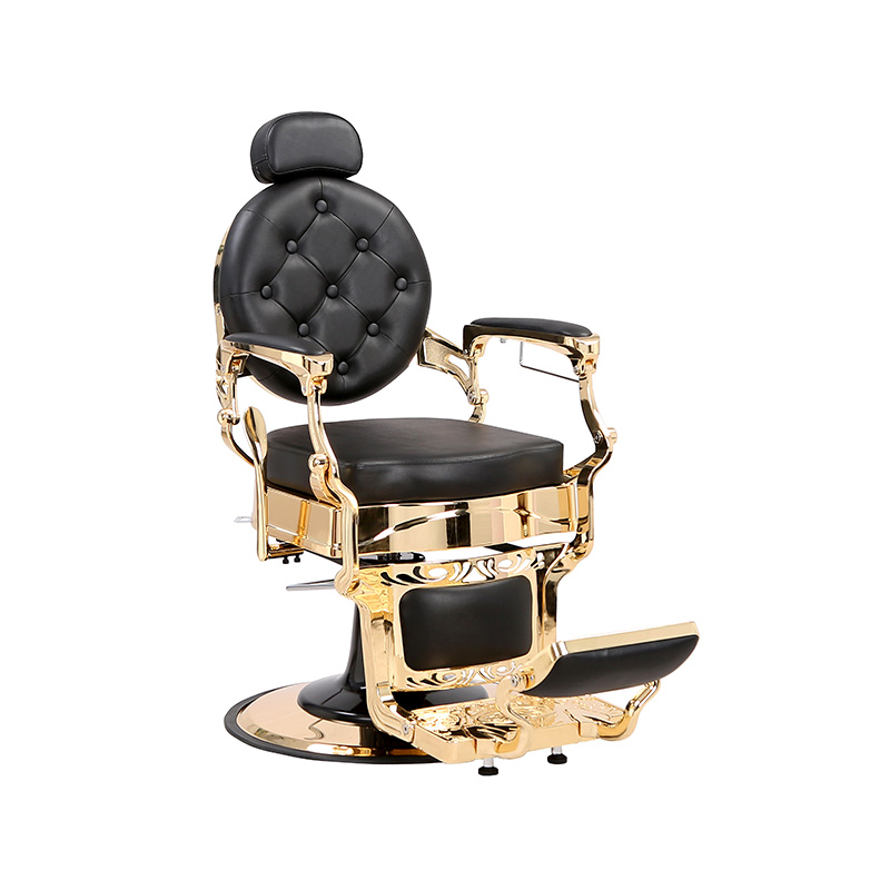 HZ8799B-K / HZ8799B-R / HZ8799G-R / HZ8799H-Z Brijačka stolica u crnoj boji sa zlatnim okvirom
