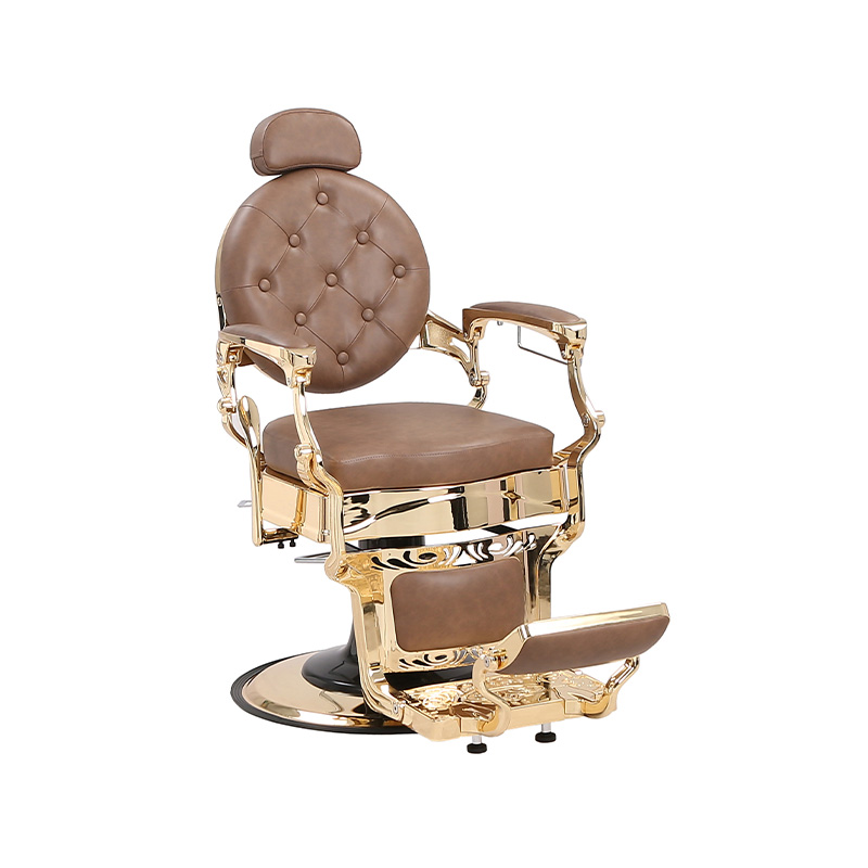 HZ8799B-K / HZ8799B-R / HZ8799G-R / HZ8799H-Z Brijačka stolica u crnoj boji sa zlatnim okvirom