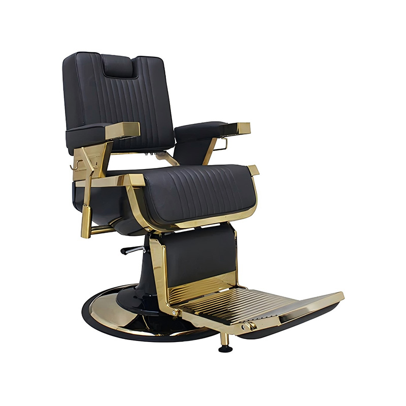 HZ8740GD / HZ8740DZ / HZ8740DB Crna klasična retro brijačka stolica u Lincoln stilu