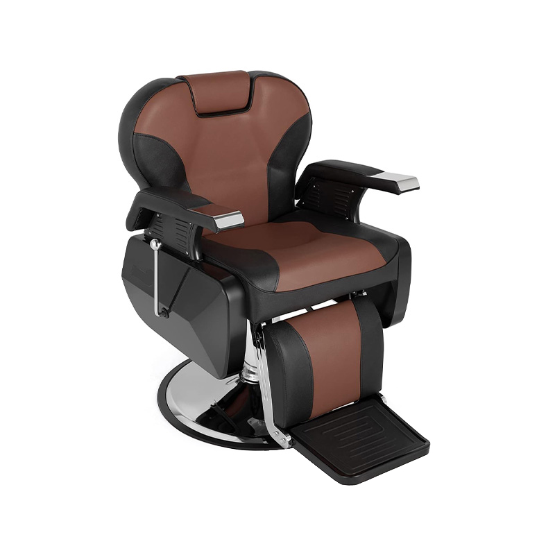 HZ8702AZ Smeđa i crna teška hidraulična brijačka stolica