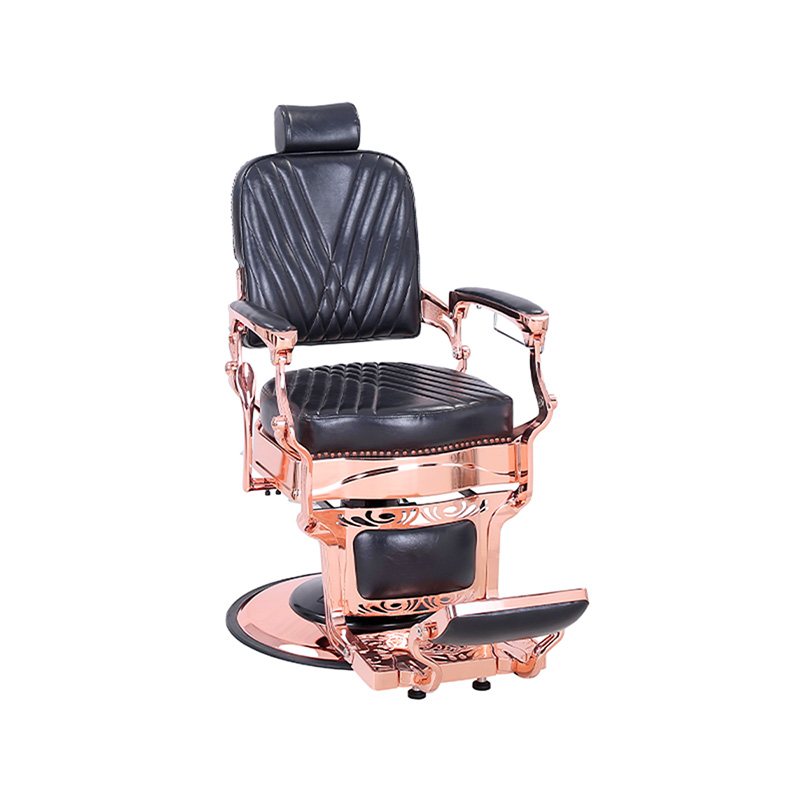 HZ87127 Vintage stil za teške uvjete rada s hidrauličnim nagibom, četvrtastim naslonom od kepera, brijačka stolica