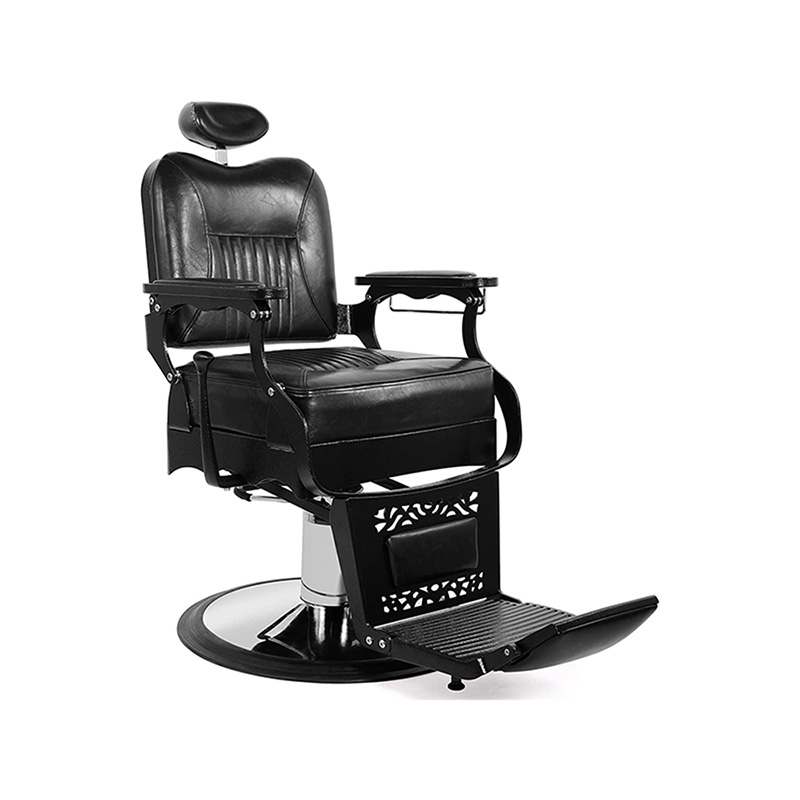 HZ8754 Crne salonske stolice u vintage stilu