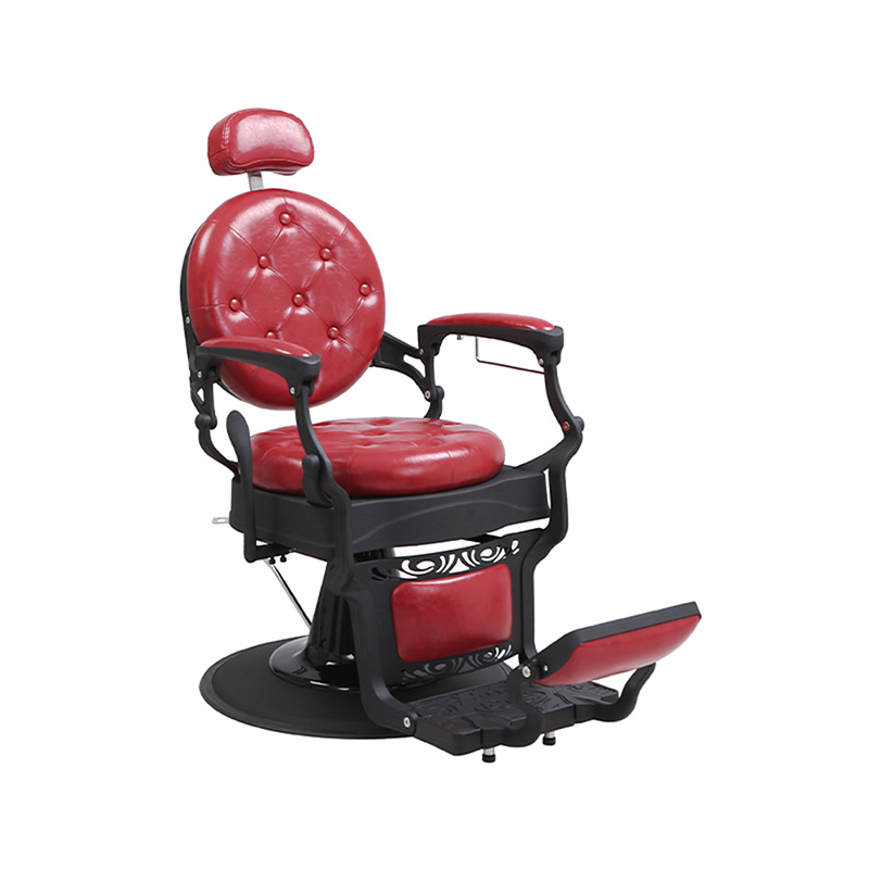 HZ8799MS Vintage brijačka stolica od ispranog lana bordo boje